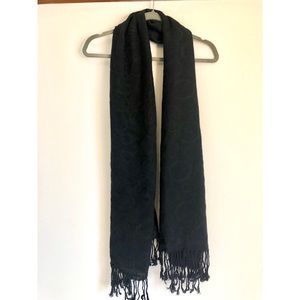 COPY - 100% cashmere black scarf